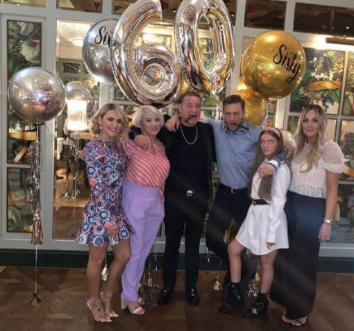 Tony McGregor with his family.